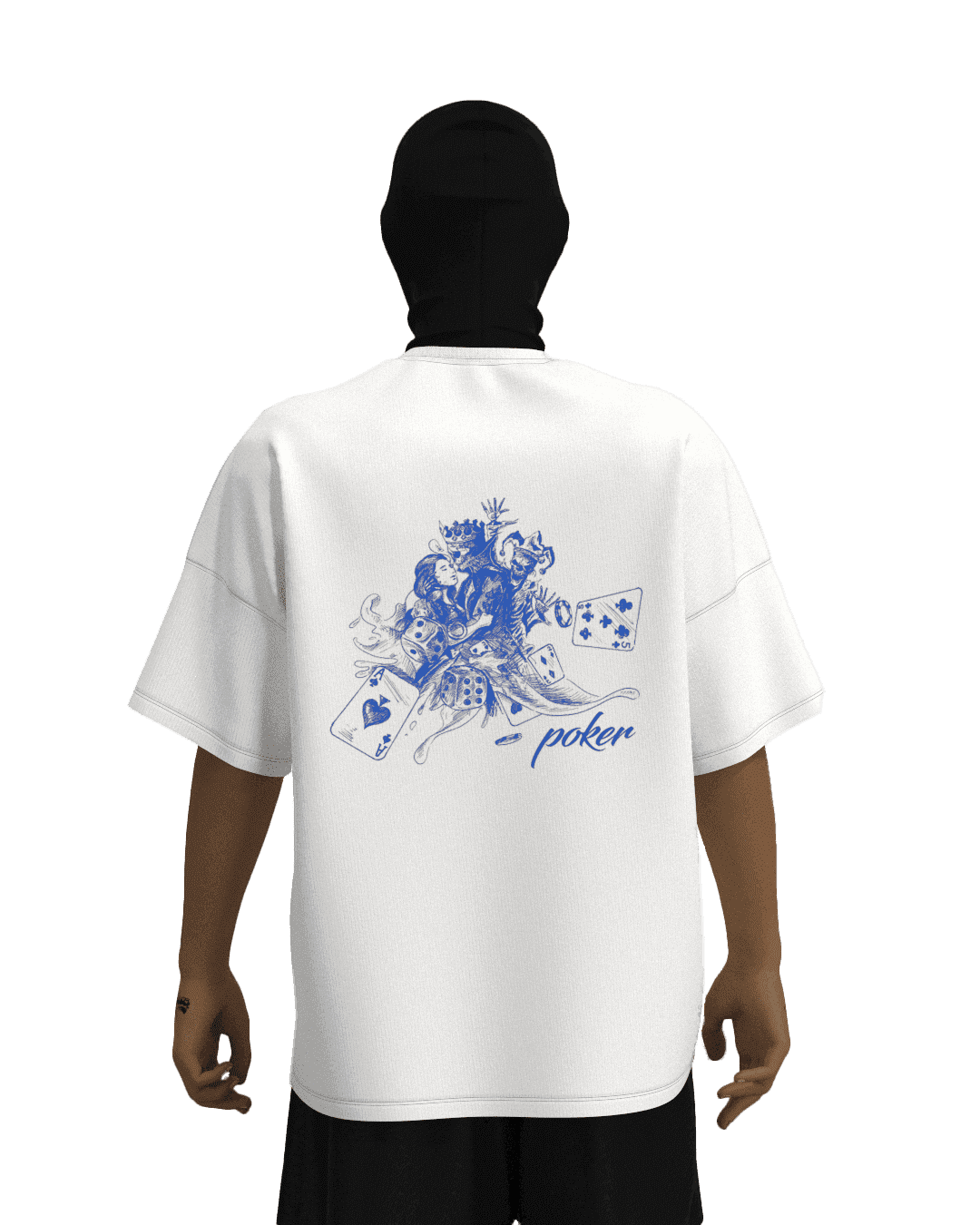 Prenda blanca Drop 01 - Poker Dance - The Blackjack Collection