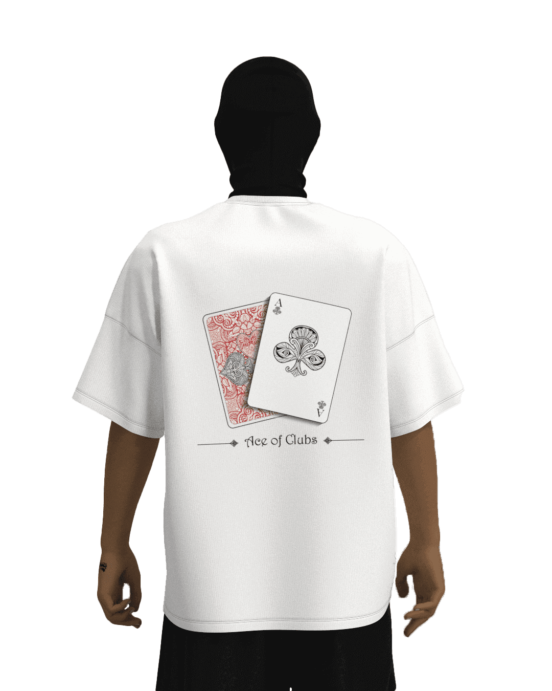 Prenda blanca Drop 05 - Ace of Clubs - The Blackjack Collection